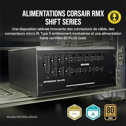 Corsair RM750x SHIFT 750W 80+ Gold modulaire - vue 2