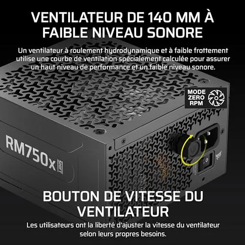 Corsair RM750x Shift 750W modulaire - vue 7
