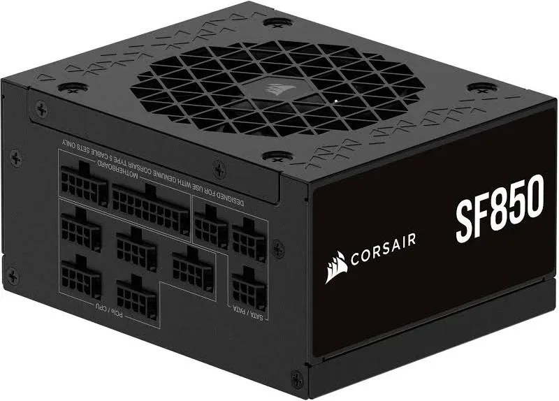 Alimentation PC modulaire Corsair SF850 850W 80 PLUS Platinum noir - alimentation vue principale
