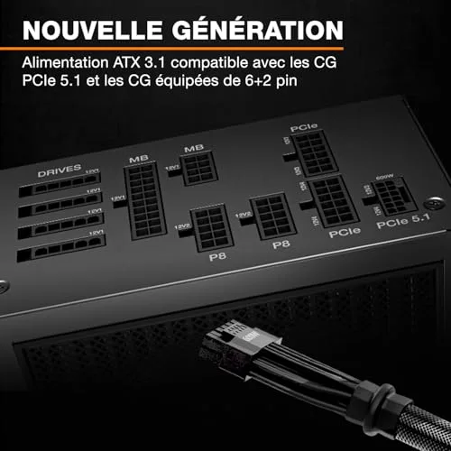 DARK POWER 14 1000W modulaire - vue 3