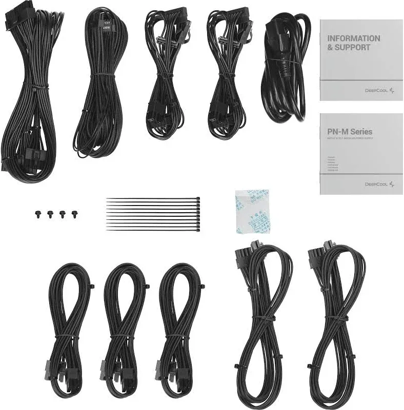 Alimentation PC modulaire DeepCool GAMER STORM PN850M 850W 80 PLUS Gold noir - image 5