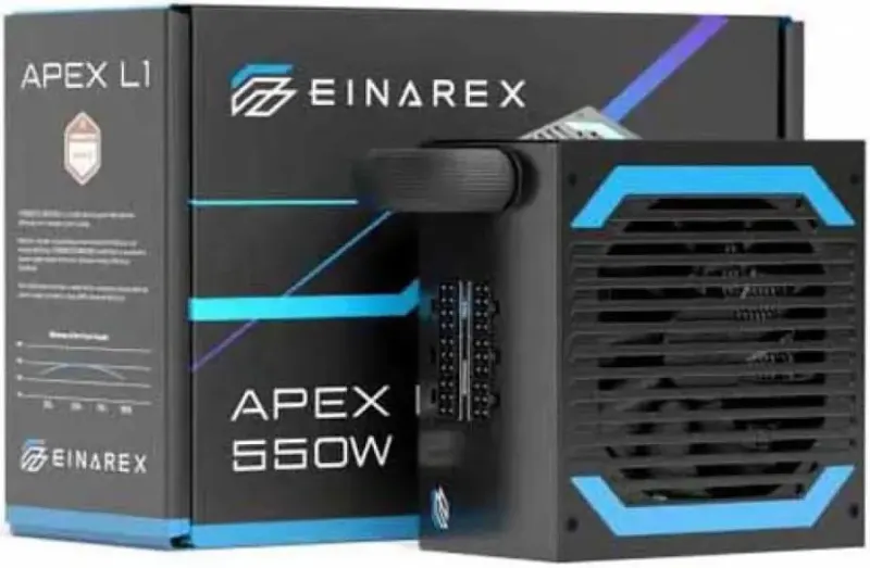 Alimentation semi-modulaire Einarex 550 W Cybenetics Bronze Apex L1 avec PFC actif. Suppléments - image 5