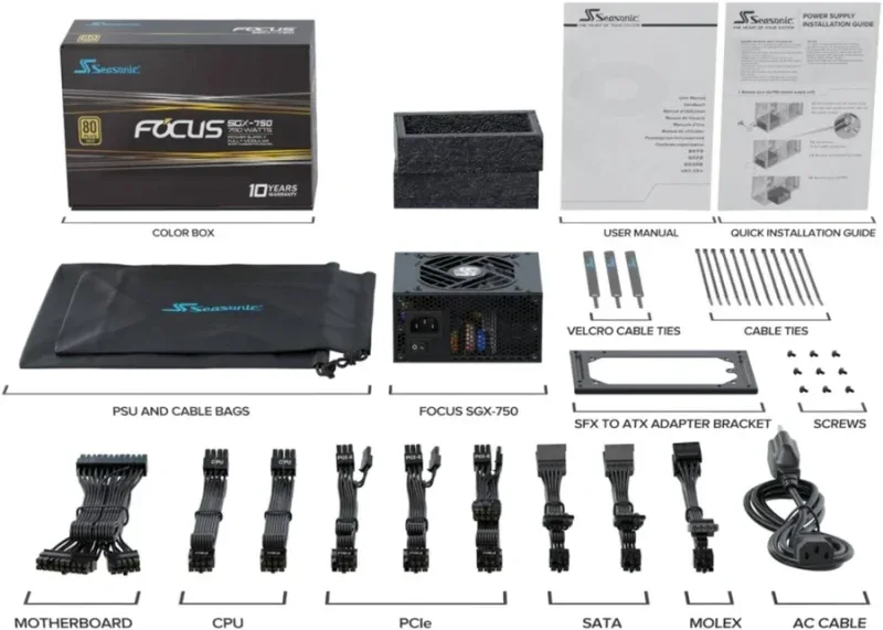 Focus SGX (2021) alimentation modulaire 750 watt - image 2