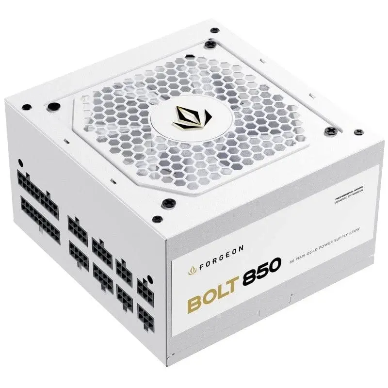 Forgeon Bolt 850W 80+ Gold full modulaire blanc