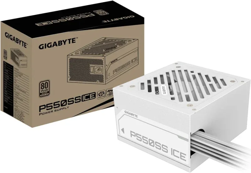Gigabyte 550W 80+ Silver blanche