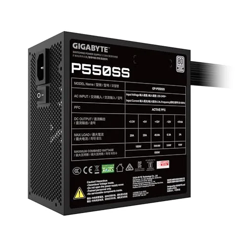 Gigabyte 550W 80+ Silver non modulaire - vue 7