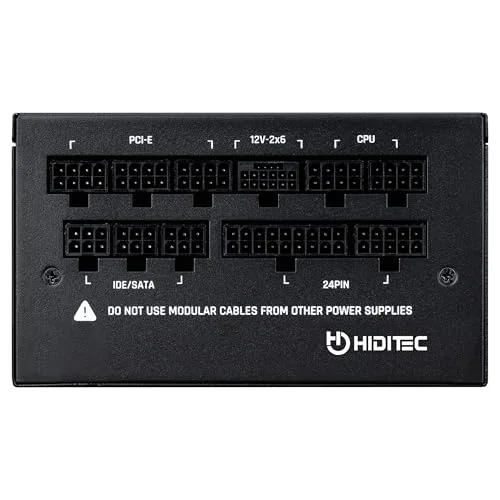Hiditec GDX1050 v3 1050W 80+ Gold full modulaire - vue 5