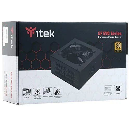 iTek Alimentation ATX GF750 Ev - vue 8