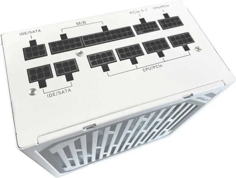 LC-Power LC1000MW V3.1 PCI 5.1 1000 W 80 Plus Gold entièrement modulaire blanc - image 5