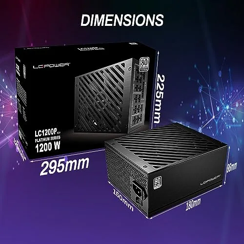 LC-Power LC1200P2 1200W 80+ Platinum - vue 7
