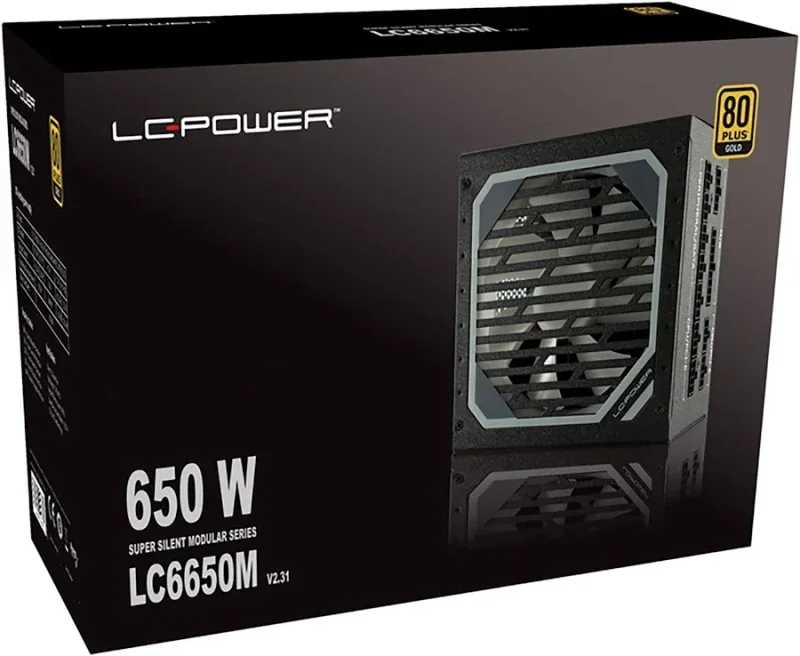 LC-Power LC6650M V2.31 650 W 80 Plus Gold entièrement modulaire - image 5