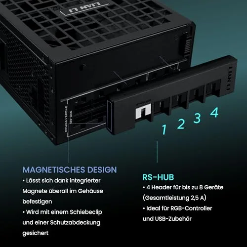 Lian-Li RS1200G 1200W 80+ Gold modulaire blanc - vue 6