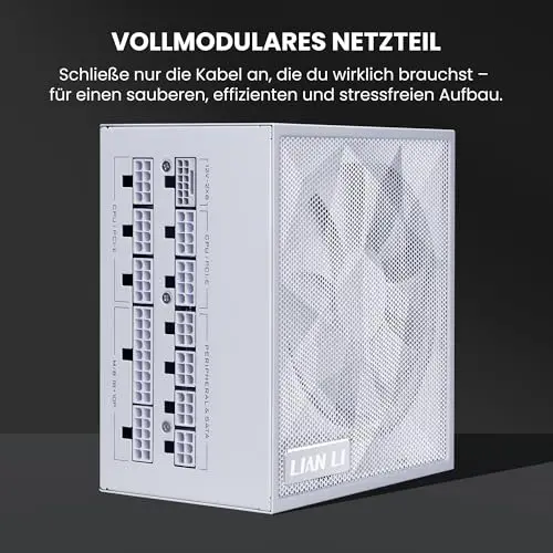 Lian Li SX Platinum 1000W 80+ Platinum modulaire blanche - vue 2