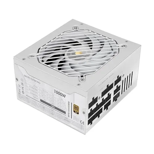 Mars Gaming Mpb1000sim 1000W 80+ Gold modulaire blanc