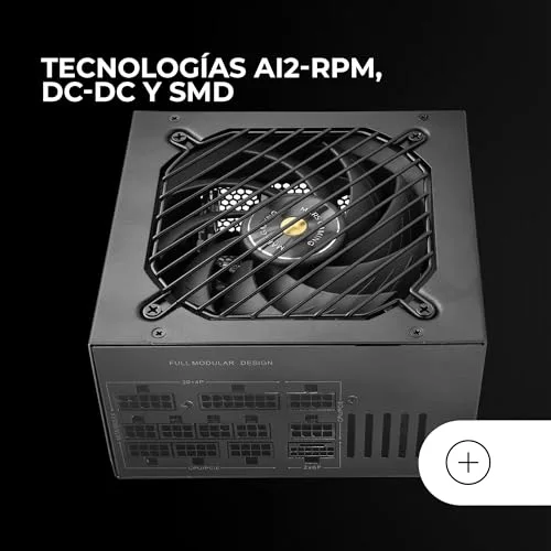 Mars Gaming Mpb1000sim 1000W 80+ Gold modulaire noir - vue 4