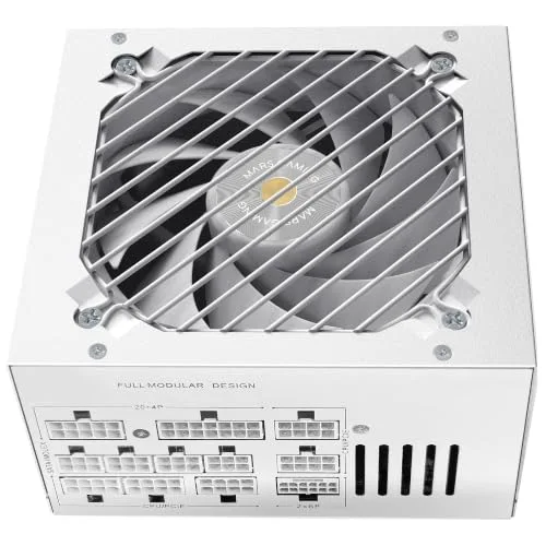Mars Gaming MPB1200PSI 1200W 80+ Gold blanche - vue 3