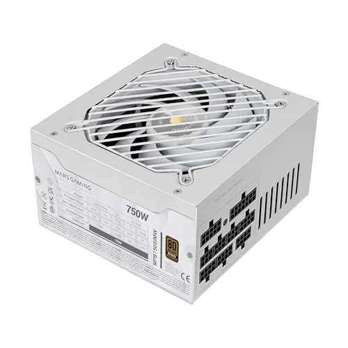 Mars Gaming Mpb750sim 750W 80+ Bronze modulaire blanc