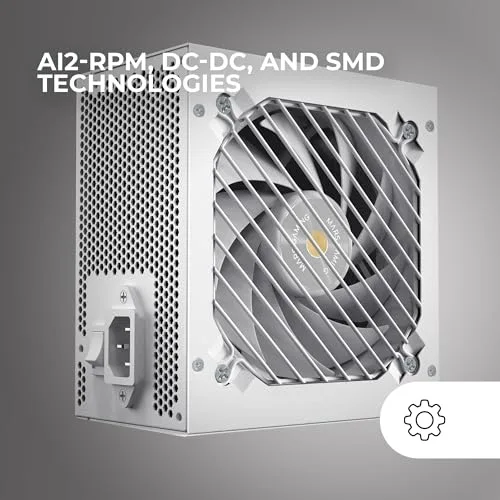 Mars Gaming MPB850SI 850W 80+ Bronze blanc - vue 3