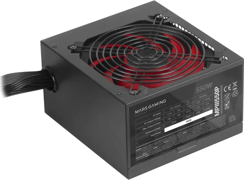 Mars Gaming MPIII550P Alimentation 550W Noir - image 2