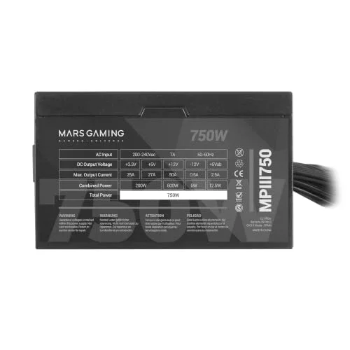 Mars Gaming MPIII750 750W - vue 4