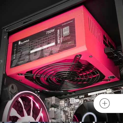 Mars Gaming MPVU750M 750W 80+ Gold modulaire rouge - vue 2