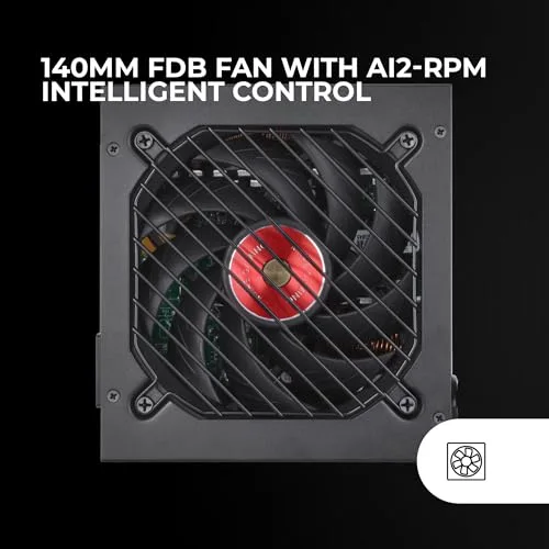 Mars Gaming MPVU750SIM 750W 80+ Silver modulaire rouge - vue 3