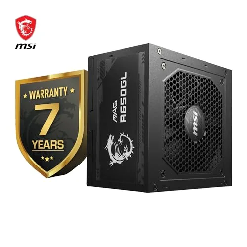 MSI MAG A650GL 650W 80+ Gold modulaire noir - vue 2