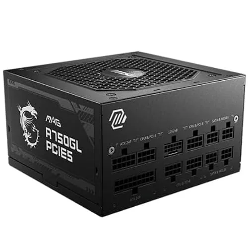 MSI MAG A750GL PCIE5 II 750W 80+ Gold modulaire - vue 9