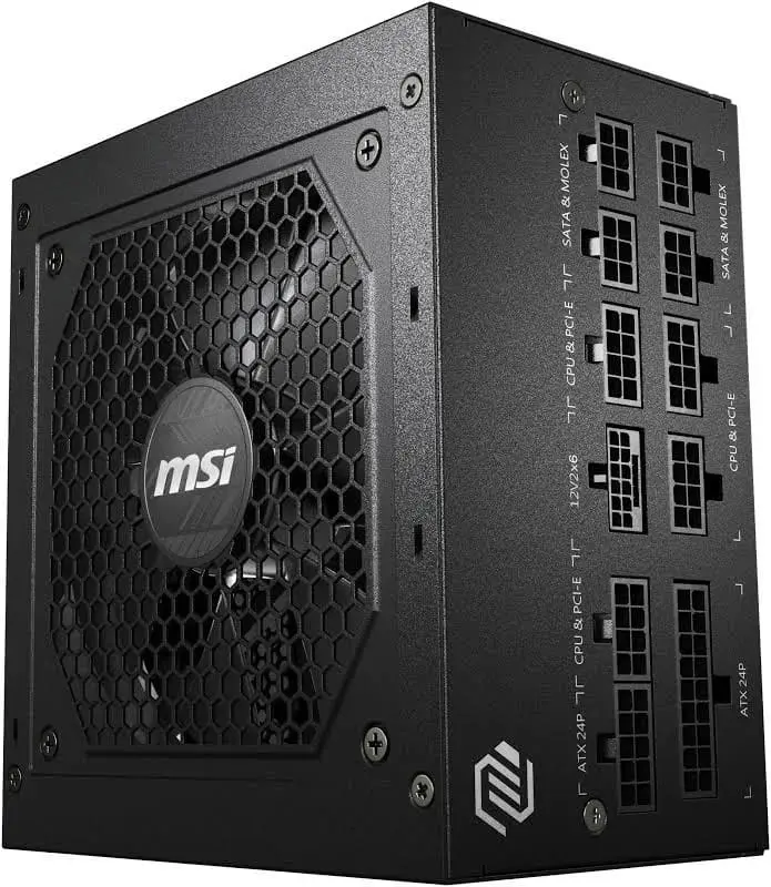 Alimentation PC modulaire MSI MAG A850GL PCIE5 850W 80 PLUS Gold noir - image 4