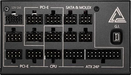 MSI MEG Ai1300P PCIE5 1300W 80+ Platinum modulaire noir - vue 2