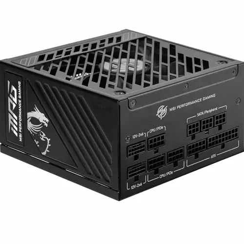 MSI MPG A1250GS PCIE5 1250W 80+ Gold modulaire noir