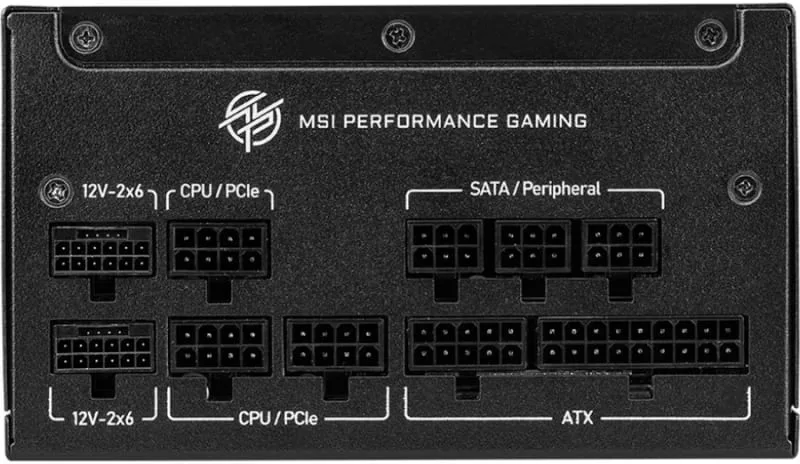 Alimentation PC modulaire MSI MPG A850GS PCIE5 850W 80 PLUS Gold noir - image 3