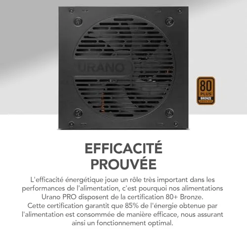 Nox 750W 80+ Bronze Urano PRO - vue 5