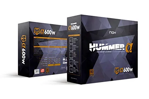 NOX Hummer Alpha 600W 80+ Bronze - vue 5