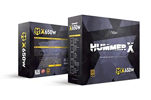 NOX HUMMER X 650W 80+ Gold modulaire - vue 6