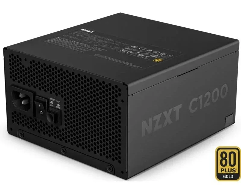 Alimentation PC modulaire Nzxt C1200 1200W 80 PLUS Gold Noir - alimentation vue principale