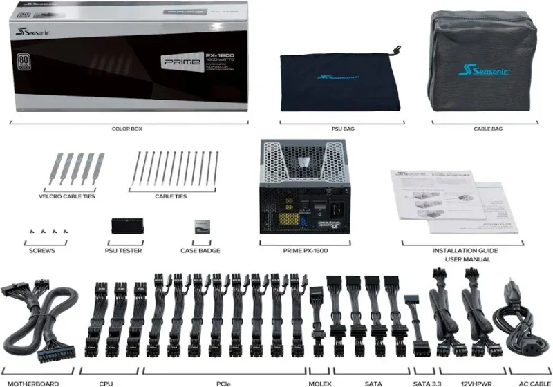 PRIME PX-1600 alimentation modulaire 1600 watt - image 3
