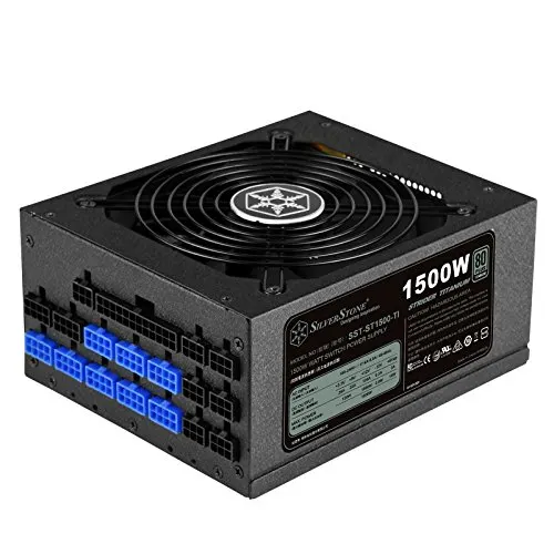 SilverStone ST1500-TI 1500W 80+ Titanium modulaire noir