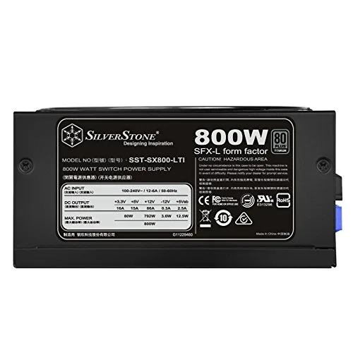 Silverstone SX800-LTI 800W 80+ Titanium modulaire - vue 5