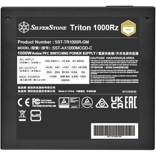 Silverstone Triton 1000Rz 1000W - vue 8