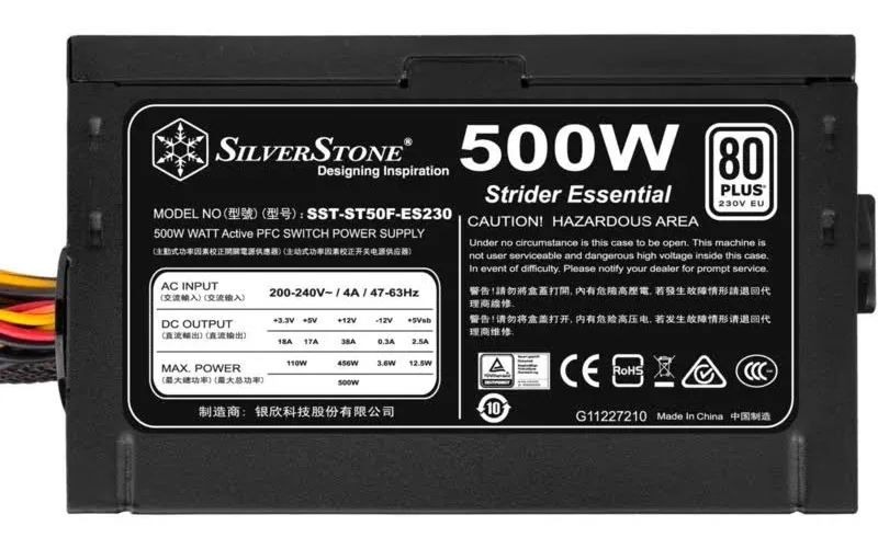 ST50F-ES230 unité d''alimentation d''énergie 24-pin ATX Aluminium alimentation  500 watt - image 5