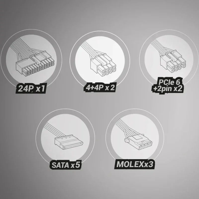 Tacens Radix VII AG 700M 700W 80 Plus Argent Modulaire - image 4