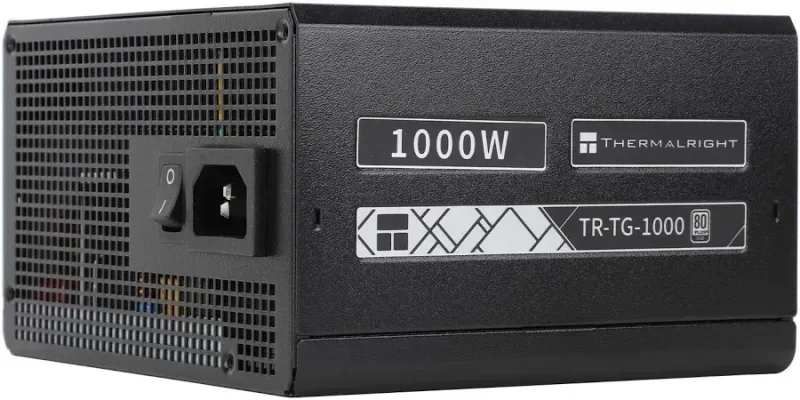 Alimentation modulaire Thermalright 1000 W 80 PLUS Gold TR-TG 1000 W ATX 3.0 PCIe 5.0 avec arrêt intelligent du ventilateur - alimentation vue principale