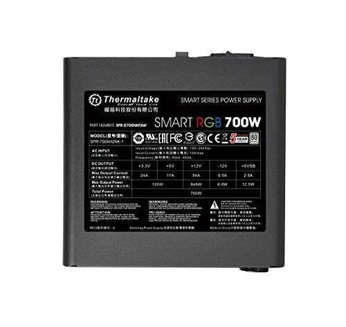 Thermaltake Smart RVB 700W 80+ Bronze - vue 4