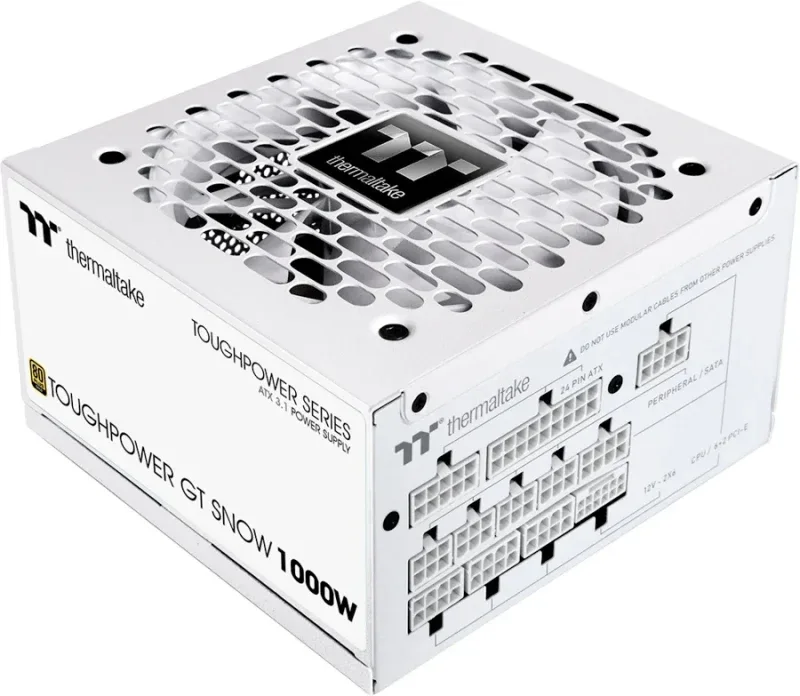 Thermaltake ATX 3.1 1000W - 80+ Gold - Toughpower GT - Blanc - image 4