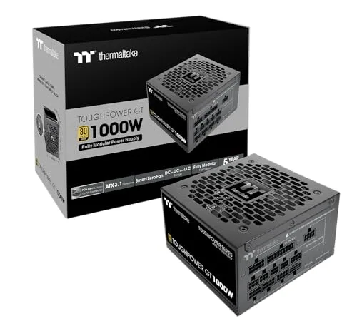 Thermaltake Toughpower GT FM 1000W 80+ Gold noir - vue 2