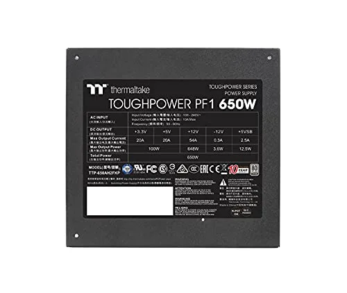 Thermaltake Toughpower PF1 650W 80+ Platinum modulaire - vue 2