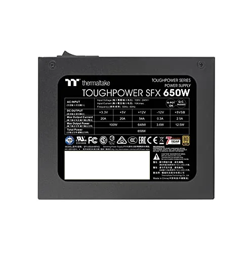 Thermaltake Toughpower SFX 650W 80+ Gold modulaire - vue 2