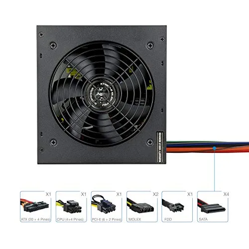 TooQ Ecopower II 550W - vue 3