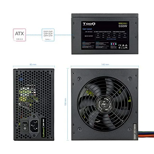 TooQ Ecopower II 550W - vue 4
